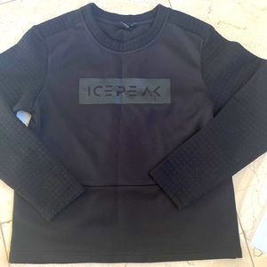 Boys Black Thermal Sweater